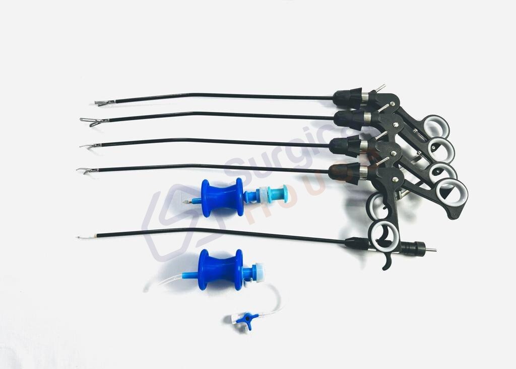 SILS Single Laparoscopic Incision Port Grasper Forceps Instruments Set 6Pc 5MM SILS Single Laparoscopic Incision Port Grasper Forceps Instruments Set 6Pc 5MM