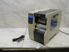 Zebra 110Xi4 Barcode Label Printer 112-8K1-00000 Wireless Card Power Cable picture