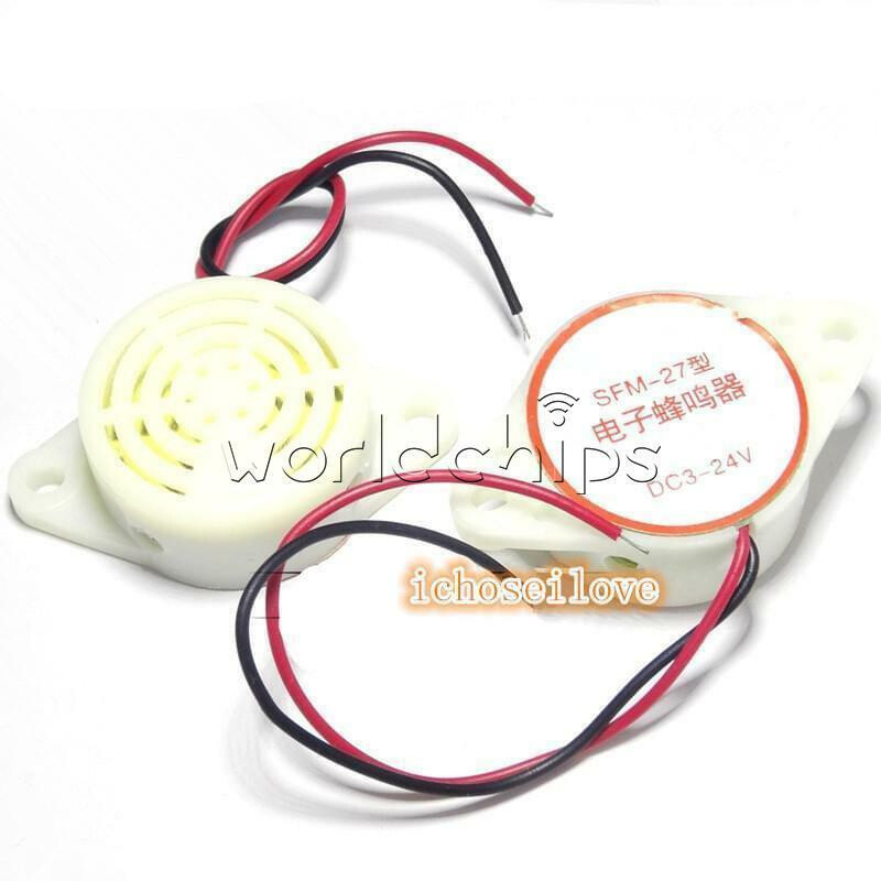 10PCS SFM-27 DC 3-24V 90DB Intermittent Beep Alarm Electronic Buzzer Sounder New 10PCS SFM-27 DC 3-24V 90DB Intermittent Beep Alarm Electronic Buzzer Sounder New