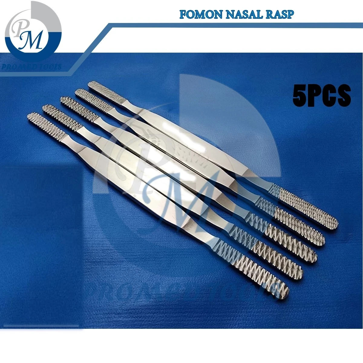 Rhinoplasty Fomon Double Ended Nasal Rasp Medium 5 PCs Set Surgical Instruments Rhinoplasty Fomon Double Ended Nasal Rasp Medium 5 PCs Set Surgical Instruments