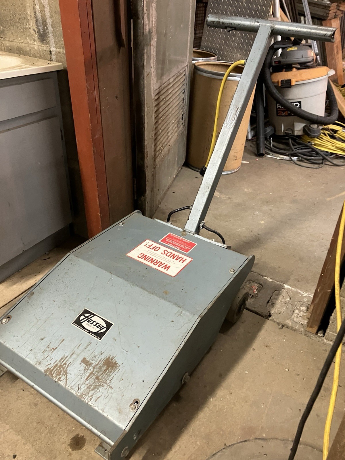Hussey Bleacher Mule, Portable Power Tractor Bleacher Mule, 8 pair of Tug Frames Hussey Bleacher Mule, Portable Power Tractor Bleacher Mule, 8 pair of Tug Frames