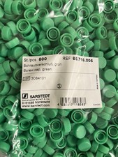 Sarstedt Inc Screw Cap with O-Ring, for Micro Tube 500/pack AllColors Available picture