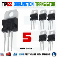 5pcs TIP122 NPN Transistor Darlington Complementary 100V 5A Amplifier TO-220  picture