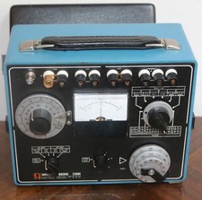 Vintage ESI 250DE Universal Impedance Bridge LCR Meter w/ Power Pack Case picture