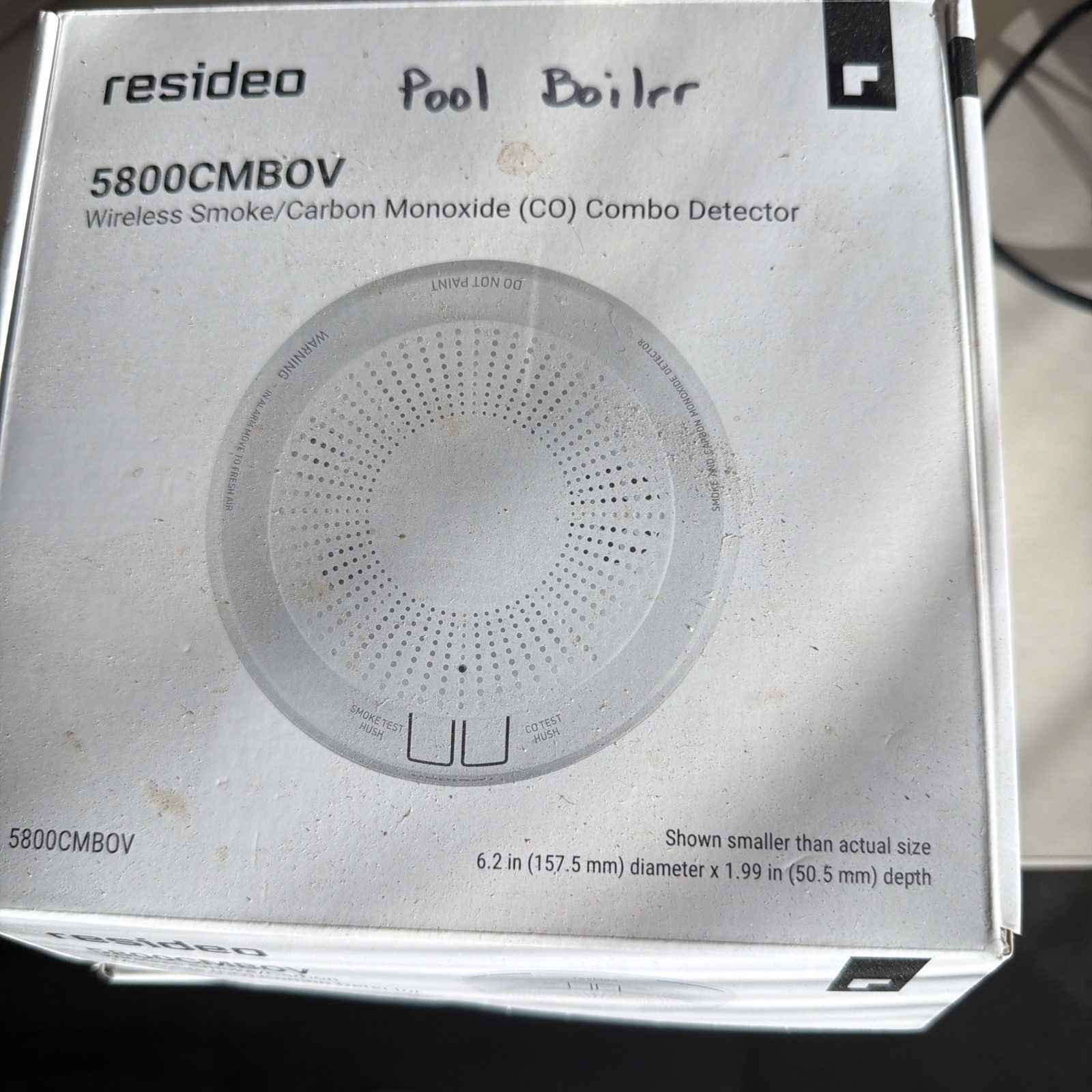 5800CMBOV Honeywell Resideo Wireless Smoke / CO Combo Detector 5800CMBOV Honeywell Resideo Wireless Smoke / CO Combo Detector