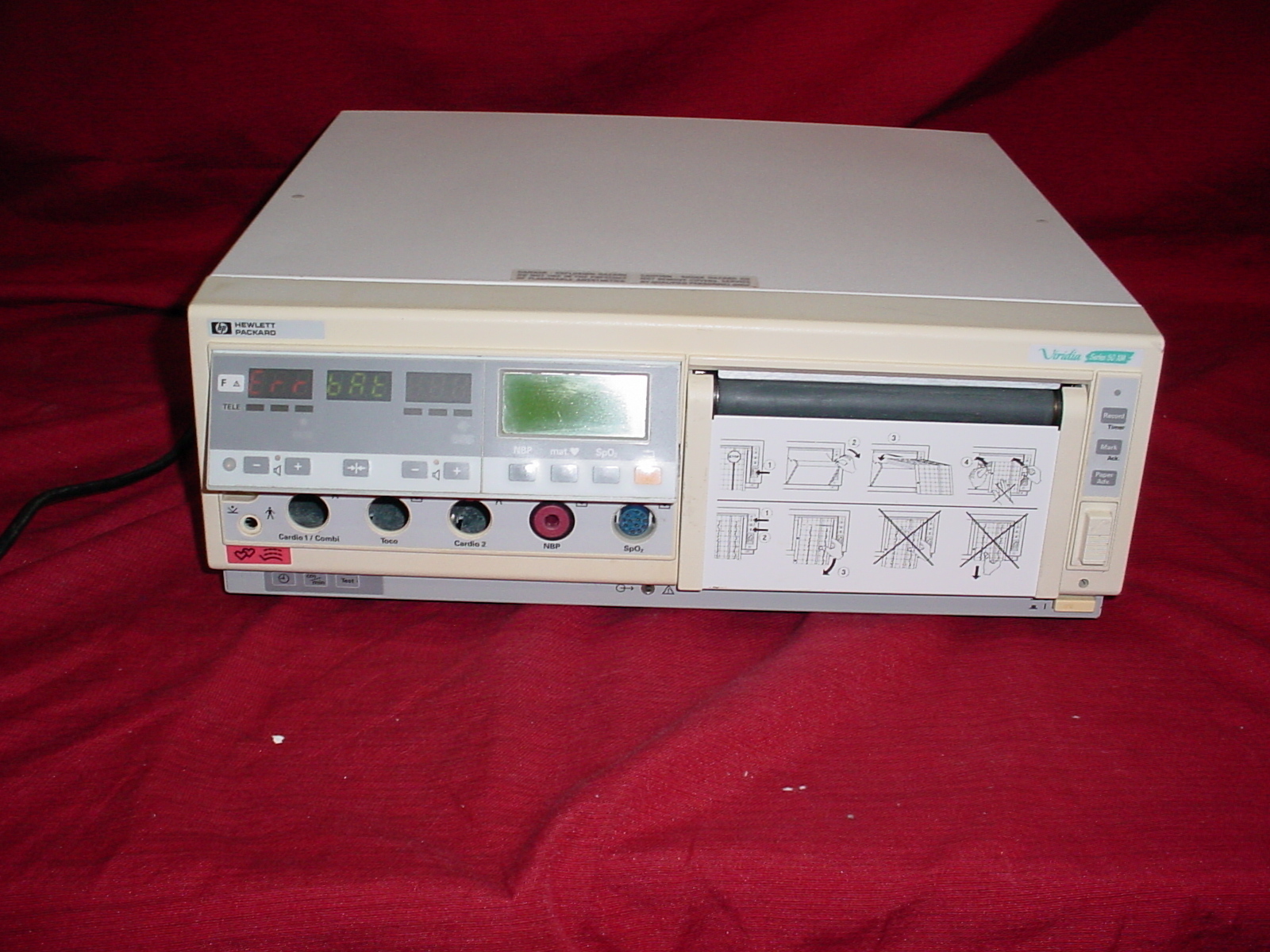 HP HEWLETT PACKARD VIRIDIA SERIES 50 XM M1350B FETAL VITAL SIGNS MONITOR #3 HP HEWLETT PACKARD VIRIDIA SERIES 50 XM M1350B FETAL VITAL SIGNS MONITOR #3