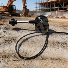 Excavator Manual Throttle Cable Controller Bendable Throttle Motor Control 40