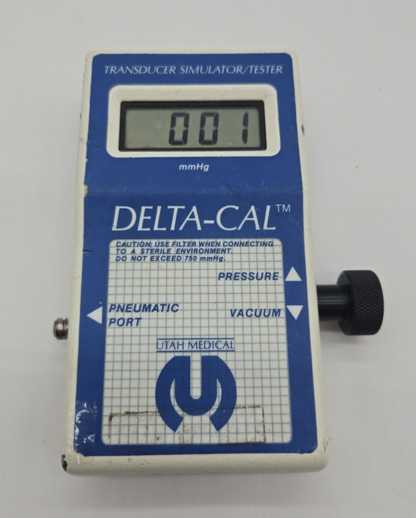 Utah Medical Delta-Cal Ref. 650-950 Transducer Simulator and Tester, Utah Medical Delta-Cal Ref. 650-950 Transducer Simulator and Tester,