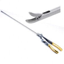 Laparoscopic Needle Holder Forceps | Curved Jaw Laparoscopy Instrument picture