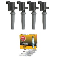 4PCS Ignition Coil & NGK G-Power Platinum Spark Plug Pack Compatible With For... picture