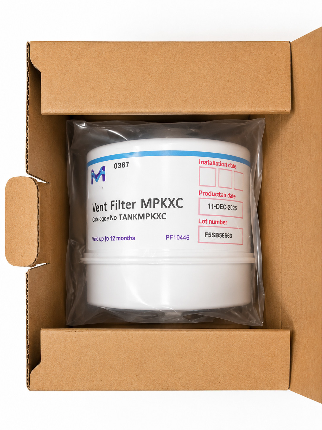 Millipore Milli-Q Vent Filter MPKXC | Ref TANKMPKXC