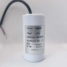 CBB60 START RUN MOTOR CAPACITOR 20-70 uF 250VAC 250V Capacitor (Wire) picture