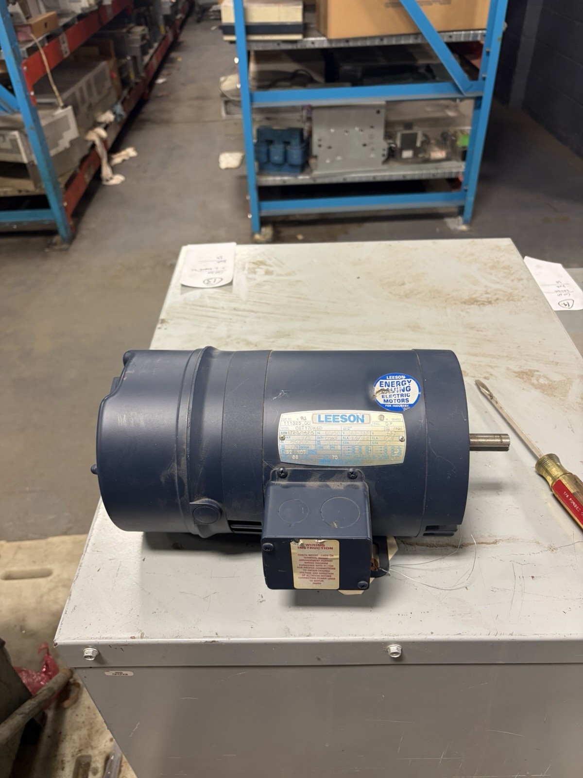 NEW NO BOX Leeson 111325.00 Brake Motor, 1/3HP 1725RPM 3PH C6T17DK6D NEW NO BOX Leeson 111325.00 Brake Motor, 1/3HP 1725RPM 3PH C6T17DK6D