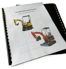 1-Ton Mini Excavator Track Hoe H12 TPM12 VA12 Operation & Maintenance Manual picture