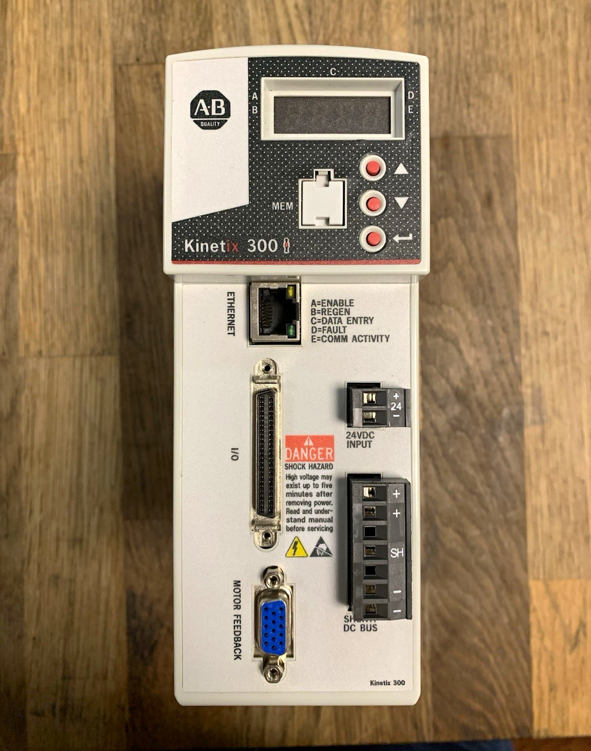 Allen-Bradley Kinetix 300 AC Servo Drive Ethernet 3-Phase 3 HP 2097-V33PR1 Allen-Bradley Kinetix 300 AC Servo Drive Ethernet 3-Phase 3 HP 2097-V33PR1