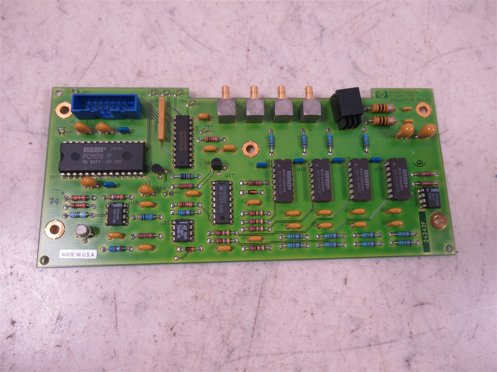 Hewlett Packard HP 08509-60076 A-3241-45 Converter Board for HP 8509A Analyzer