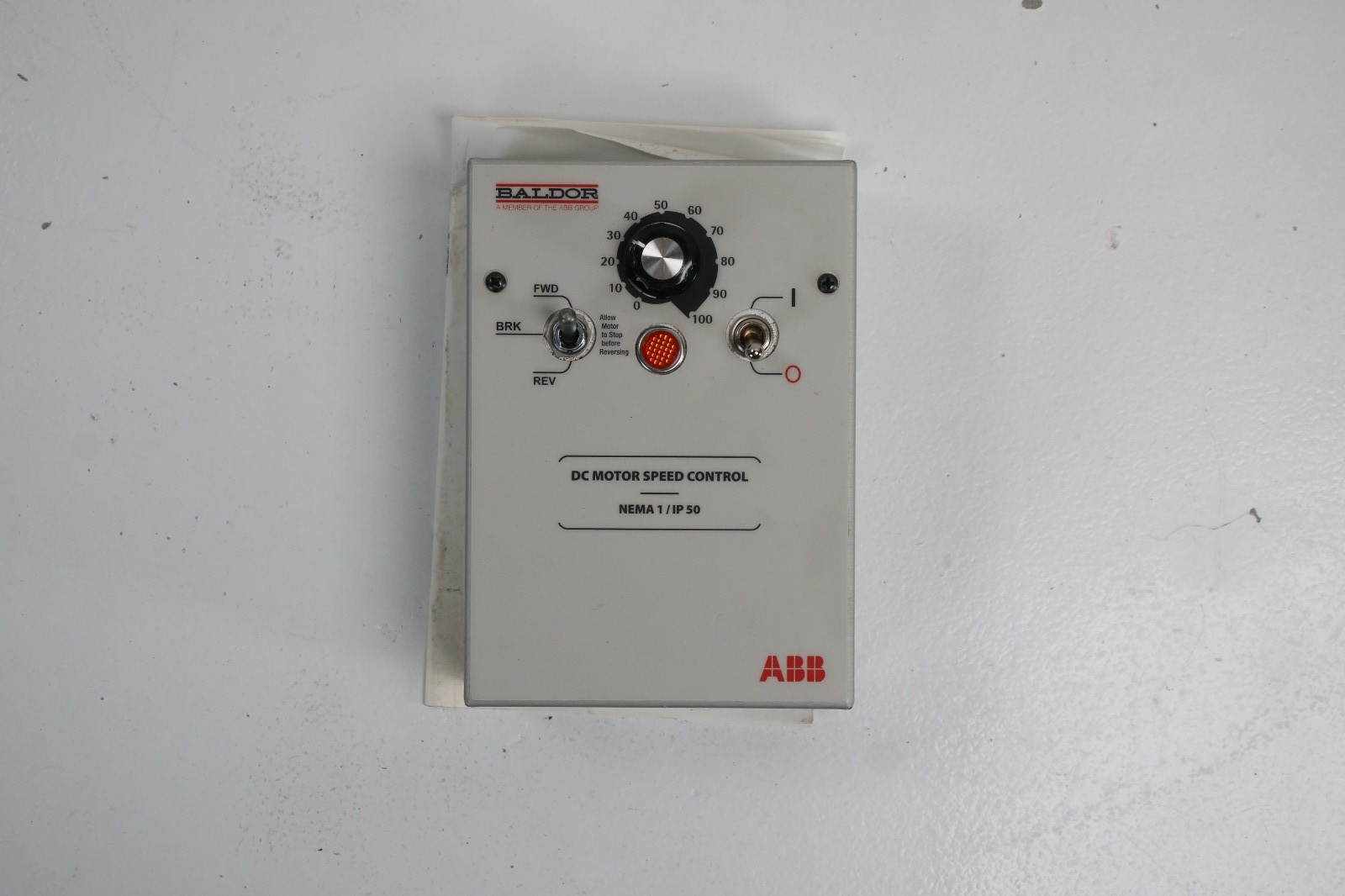 Baldor DC Motor Speed Control BC140-FBR Baldor DC Motor Speed Control BC140-FBR