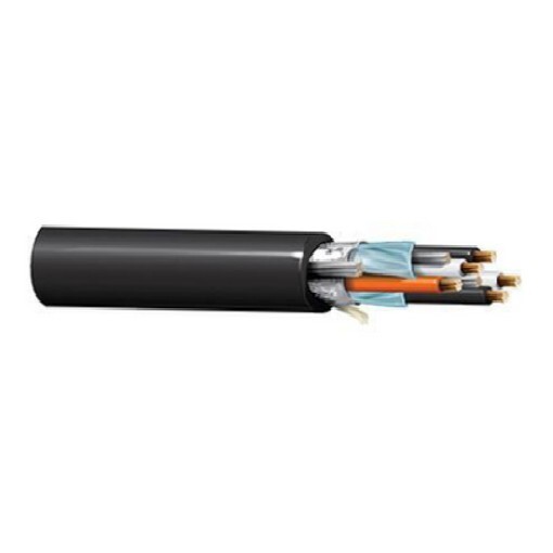 50' Belden 1075A 20 AWG 2 Pair Power Limited Tray Cable Black PVC Jacket 300V 50' Belden 1075A 20 AWG 2 Pair Power Limited Tray Cable Black PVC Jacket 300V
