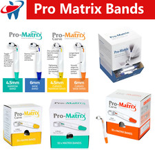 Dental Pro-Matrix Band, Disposable, Contoured MATRICES Bands 6mm / 4.5mm, 50/Bx picture