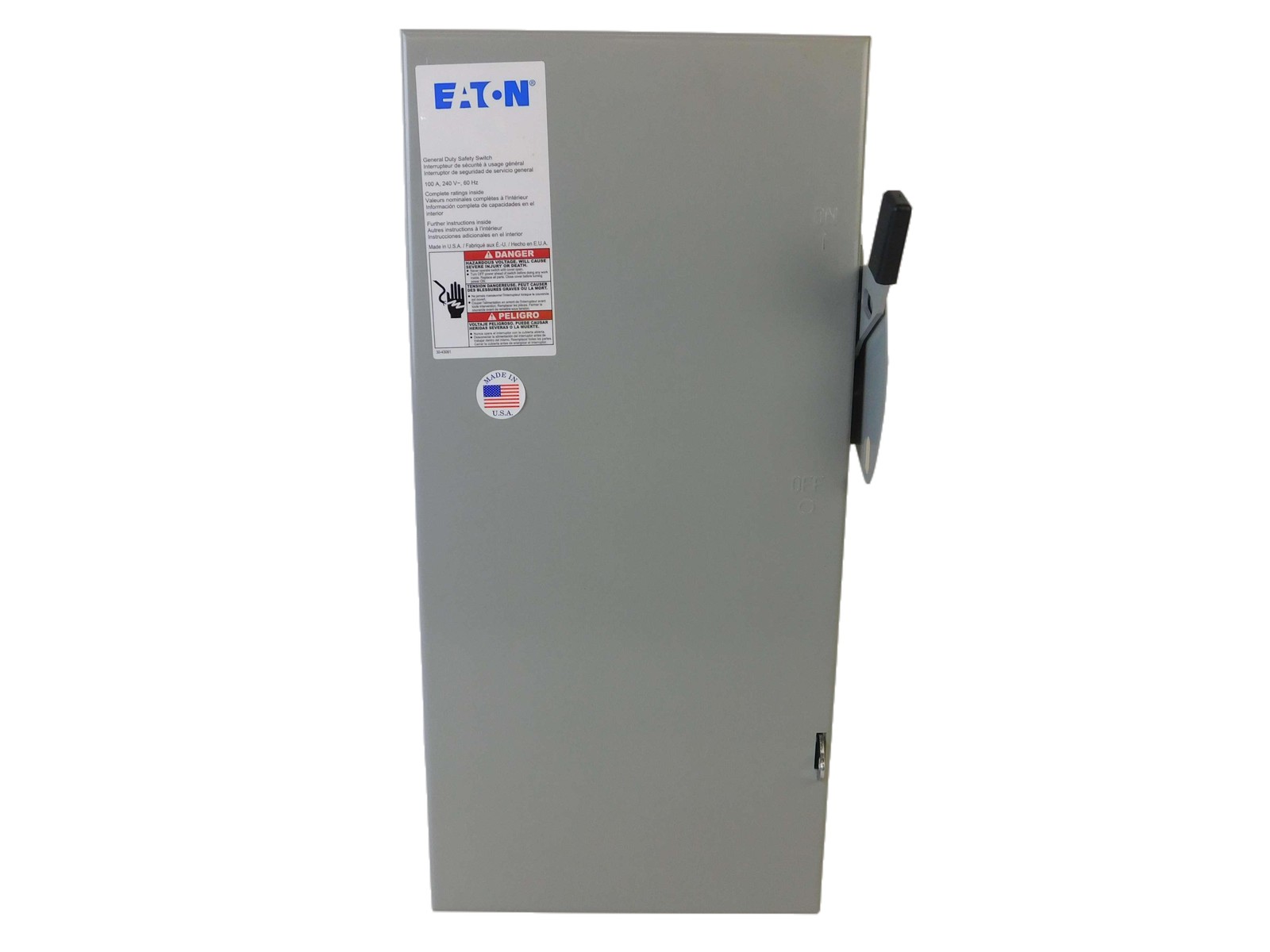 Eaton DG323NGB General Duty Safety Switches Surplus Eaton DG323NGB General Duty Safety Switches Surplus