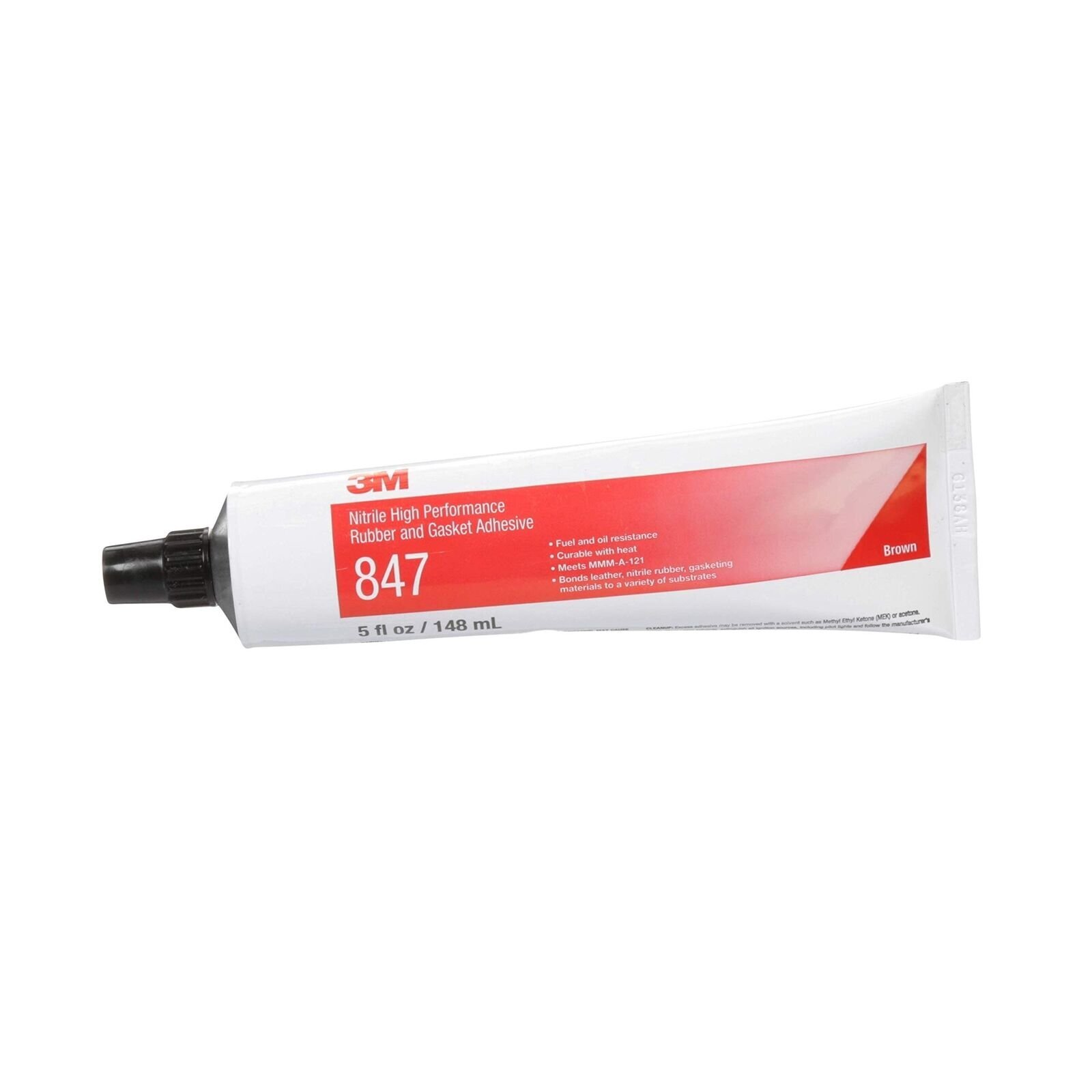 3M Nitrile High Performance Rubber and Gasket Adhesive 847, Brown 3M Nitrile High Performance Rubber and Gasket Adhesive 847, Brown
