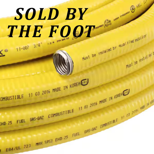 Home-Flex 1 in. CSST Corrugated Stainless Steel Tubing. Sold by the ft. Home-Flex 1 in. CSST Corrugated Stainless Steel Tubing. Sold by the ft.
