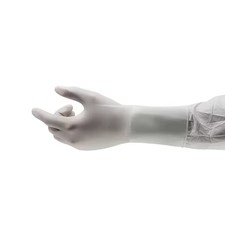 Ansell Biotac Cleanroom Gloves, Iso 5 Iso Class, Nitrile, 12 In L, White, S, picture
