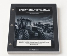 Diagnostic Manual fits John Deere 803MH Closed-Loop Hydrostatic Drive TM13150X19 picture