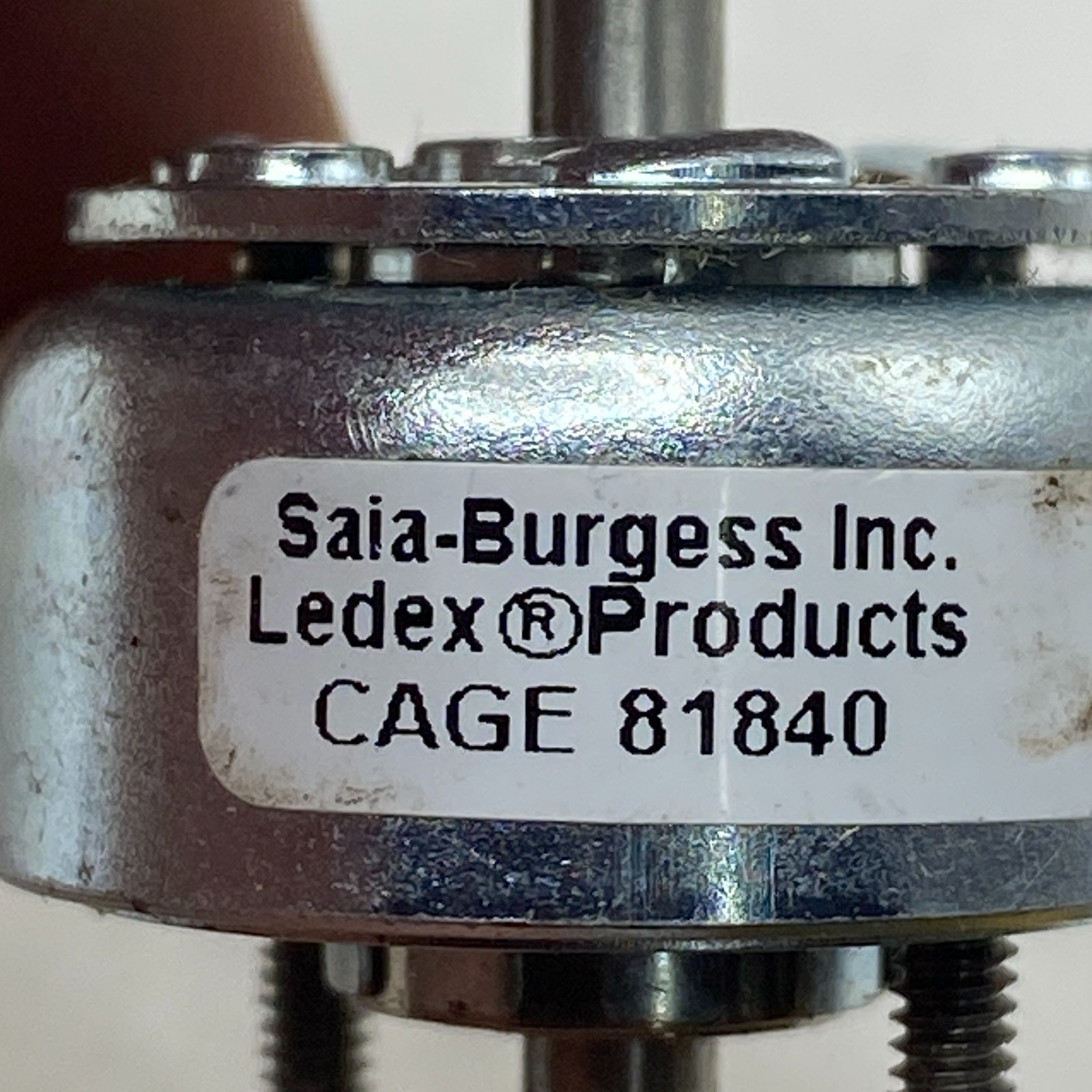 Saia-Burgess Inc. Ledex Products Cage 81840, H-15218-030 1223 Saia-Burgess Inc. Ledex Products Cage 81840, H-15218-030 1223