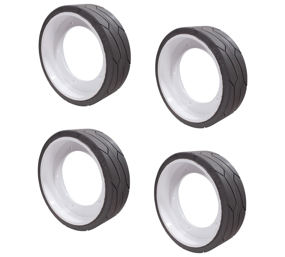 4Pk JLG 2915012 Non-Marking Rubber Scissor Lift Tire & Bolt Holes, Fits 1930E... 4Pk JLG 2915012 Non-Marking Rubber Scissor Lift Tire & Bolt Holes, Fits 1930E...