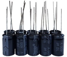 10uF 400V (10x) Electrolytic Capacitors 400V 10uF Volume 10x17 mm  picture