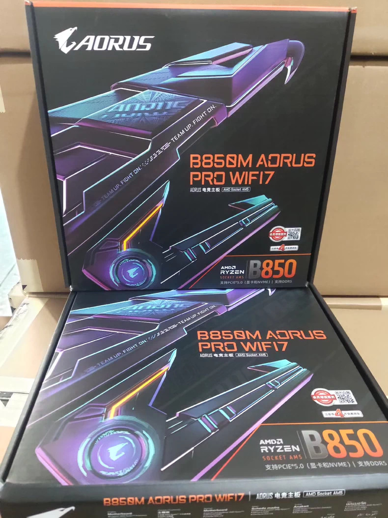 New GIGABYTE B850M AORUS PRO WIFI7 mainboard delivery fast New GIGABYTE B850M AORUS PRO WIFI7 mainboard delivery fast
