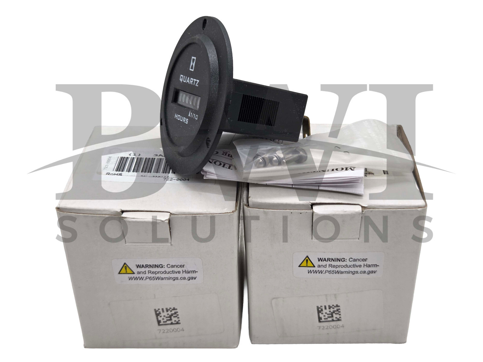 NEW Trumeter Redington 722-0004 Electromechanical Hour Meter 7220004 Lot of 2