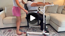 Ceridwen Patient Lift Transfer Chair 5-in-1 Electric Sit-To-Stand Lift w/ Hanger picture