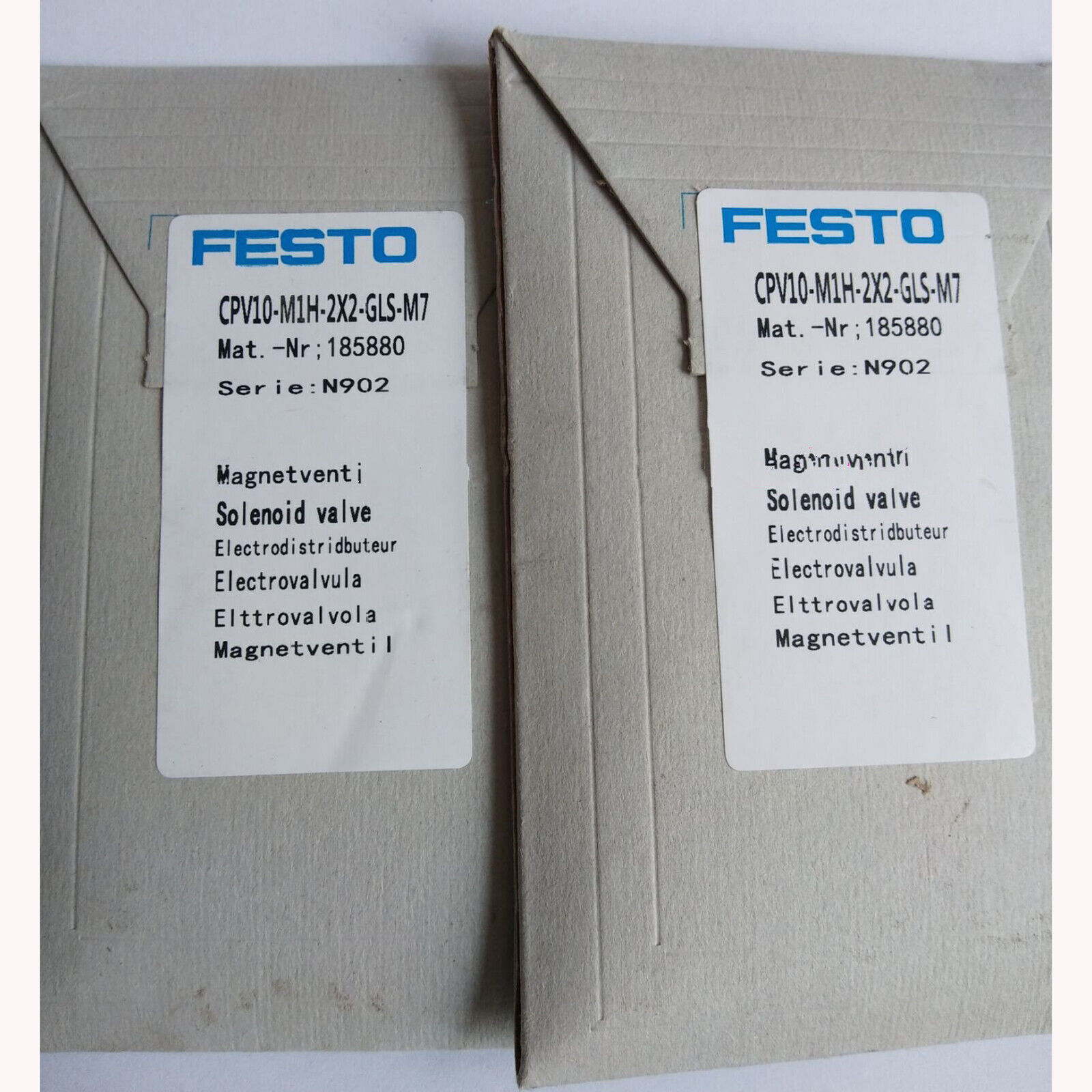 one new FESTO CPV10-M1H-2X2-GLS-M7 185880 solenoid valve Fast Delivery