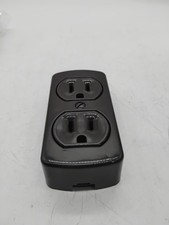 Leviton 91 15A 125V Grounding Double Surface Mount Brown Receptacle Outlet picture