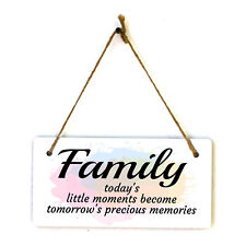 Family Today's Little Moments Become Tomorrow's Precious Memories 5x10 picture