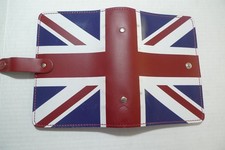 FILOFAX - UNION JACK  LEATHER PLANNER & MANY INSERTS -MADE IN UK - PERSONAL SIZE picture