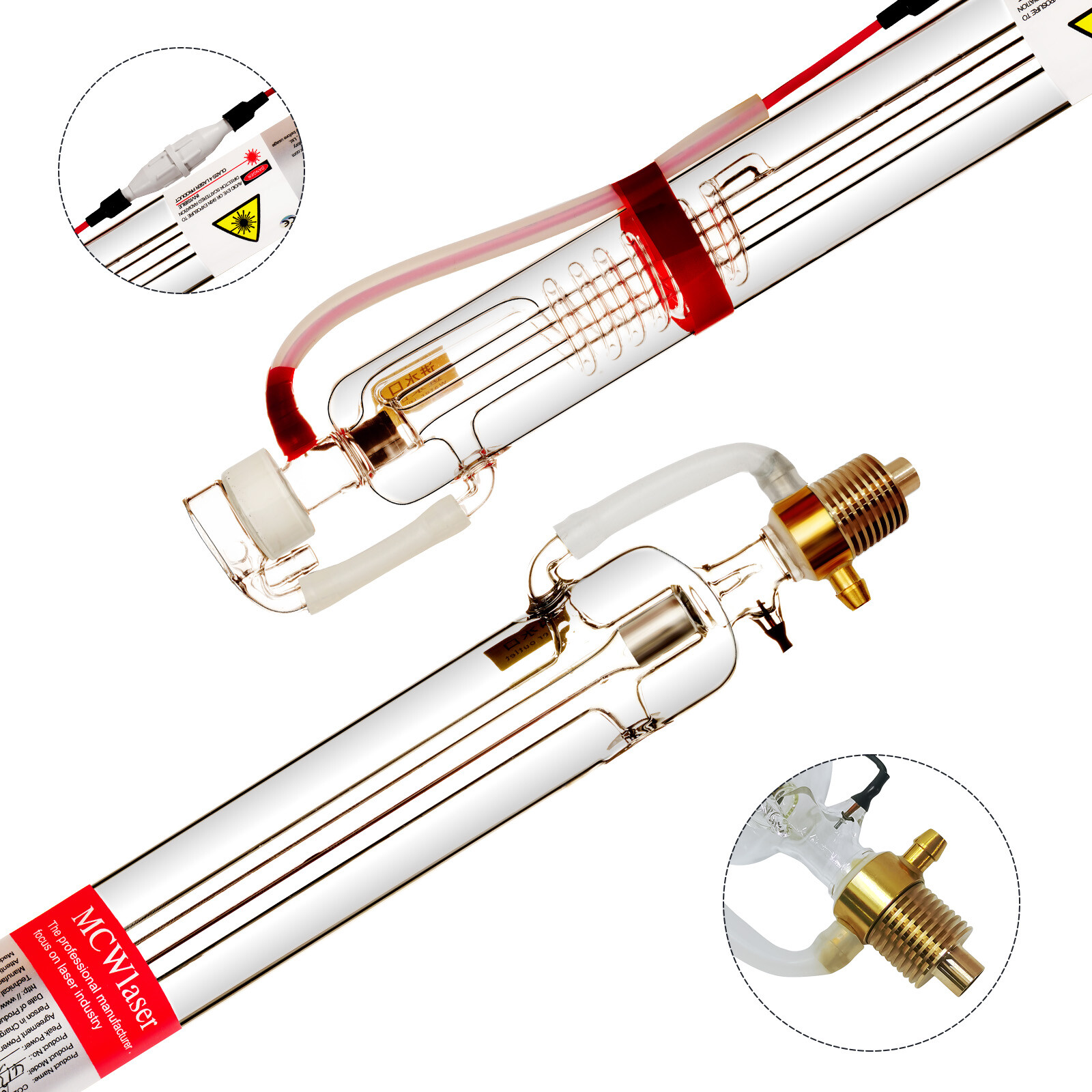 40W 50W 60W 70W 80W 100W 130W 150W CO2 Laser Tube for Laser Engraving Engraver 40W 50W 60W 70W 80W 100W 130W 150W CO2 Laser Tube for Laser Engraving Engraver