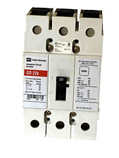Eaton GD3020 GD 22k 20A 3P 240V 250 VDC Type GD 22 kAIC  New picture