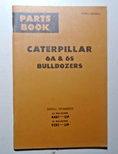 Caterpillar Cat 6A & 6S Bulldozer Dozer Parts Catalog 44E & 95E Series picture
