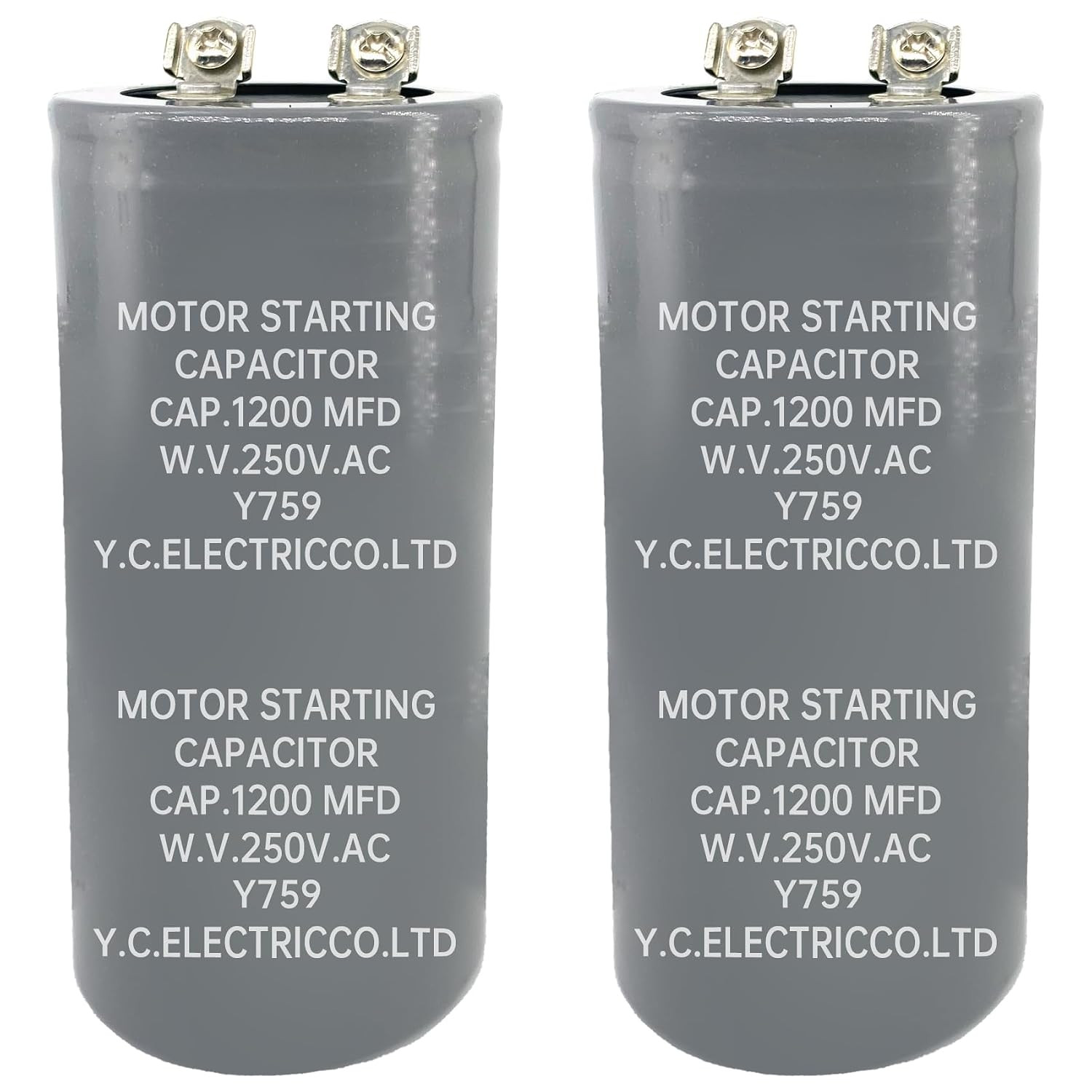 CD60 Motor Starting Capacitor 1200Uf 1200 MFD 250VAC, 50/60Hz round Start CD60 Motor Starting Capacitor 1200Uf 1200 MFD 250VAC, 50/60Hz round Start