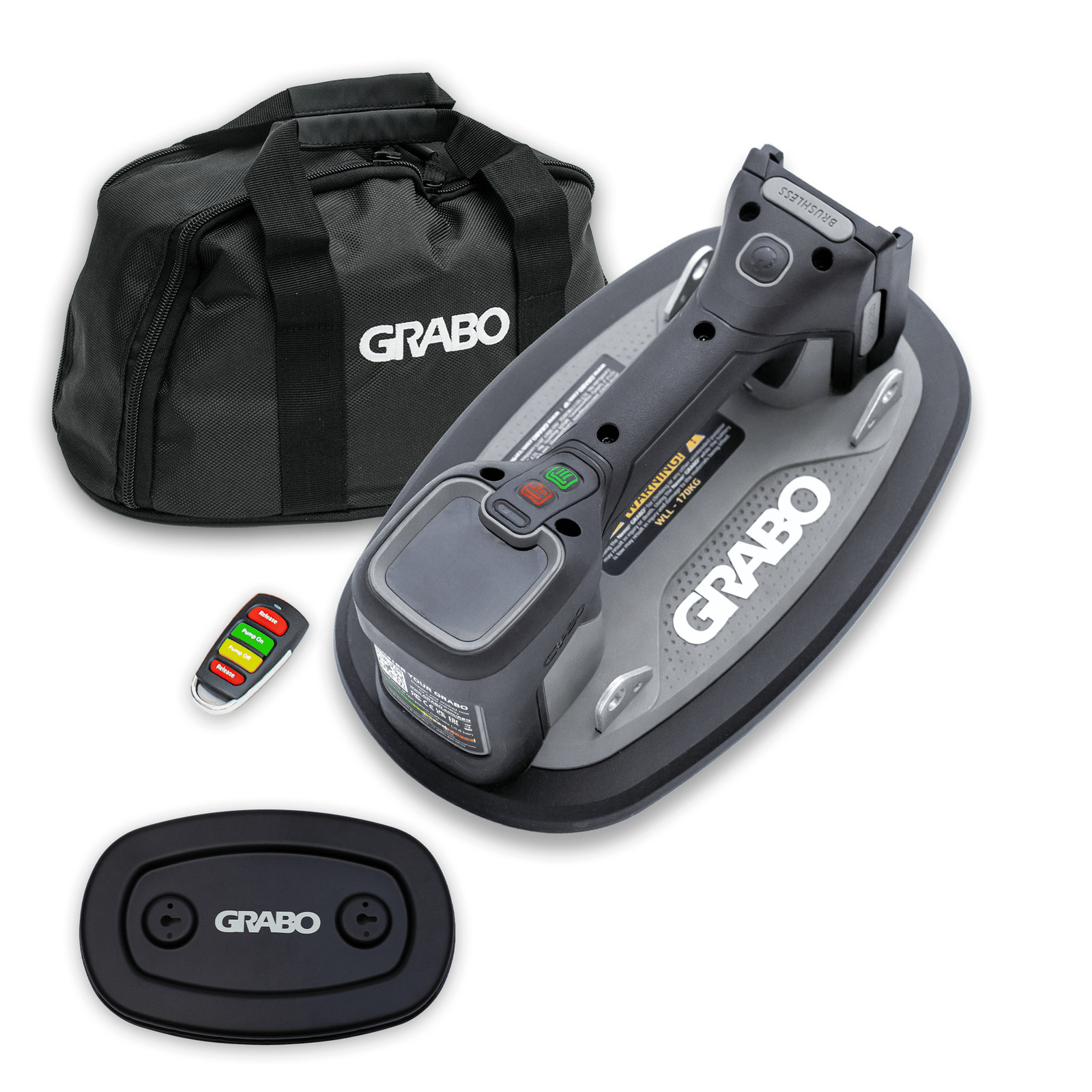 GRABO Pro Brushless Vacuum Suction Gripper 375 lb, Tool Only, No Battery GRABO Pro Brushless Vacuum Suction Gripper 375 lb, Tool Only, No Battery
