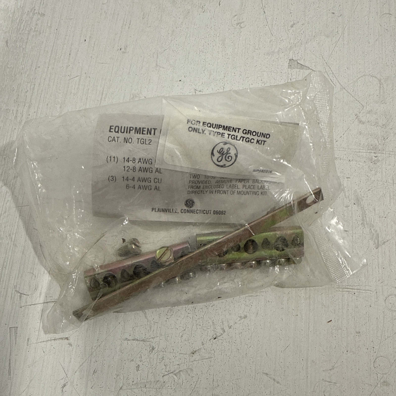 (QTY 1) NEW General Electric GE TGL2 Equipment Ground Kit 4059 NIB