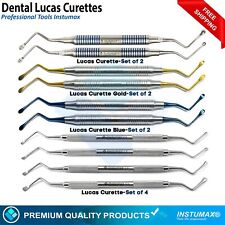 New Lucas Curettes Dental/Surgical Bone Curettes Set of 10-PCS INSTUMAX® picture