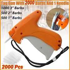 Garment CLOTHING PRICE LABEL TAGGING TAG TAGGER GUN WITH 2000 BARBS 1 Needle  picture