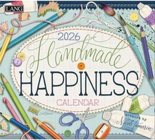 Lang Handmade Happiness 2026 Wall Calendar w picture