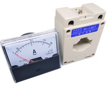 US Stock Analog Panel AMP Current Meter Gauge DH670 200A AC Current Transformer picture