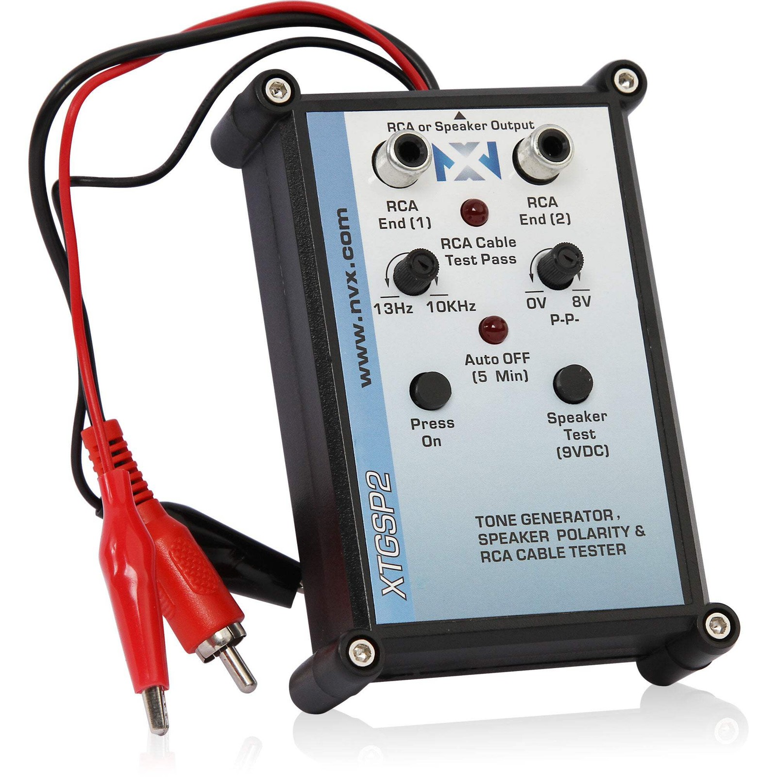 XTGSP2 Tone Generator and Speaker Polarity Tester XTGSP2 Tone Generator and Speaker Polarity Tester