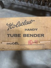 HD-16 VINTAGE Heavy duty  HOLSCLAW BROS. HANDY TUBE BENDER 1” OD MADE IN USA picture